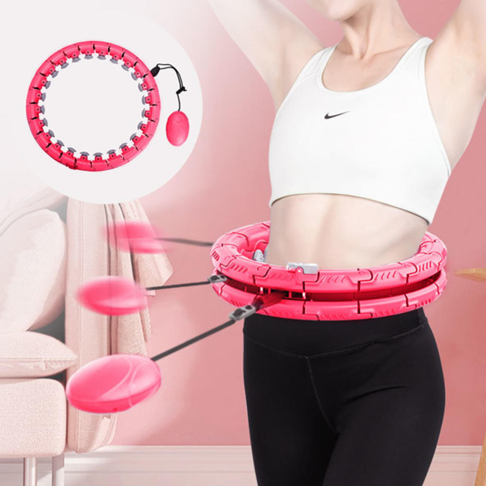 SUPTREE Weighted Smart Hula Hoop for Exercise Adults Kids 24 Sections Detachable Fitness Hoola Hoops