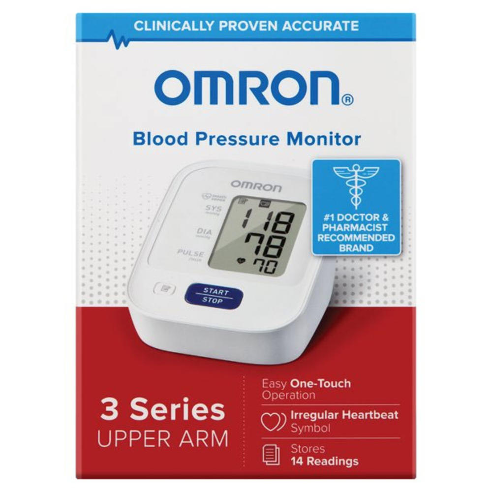 Omron 3 Series Upper Arm Blood Pressure Monitor (Model BP7100)