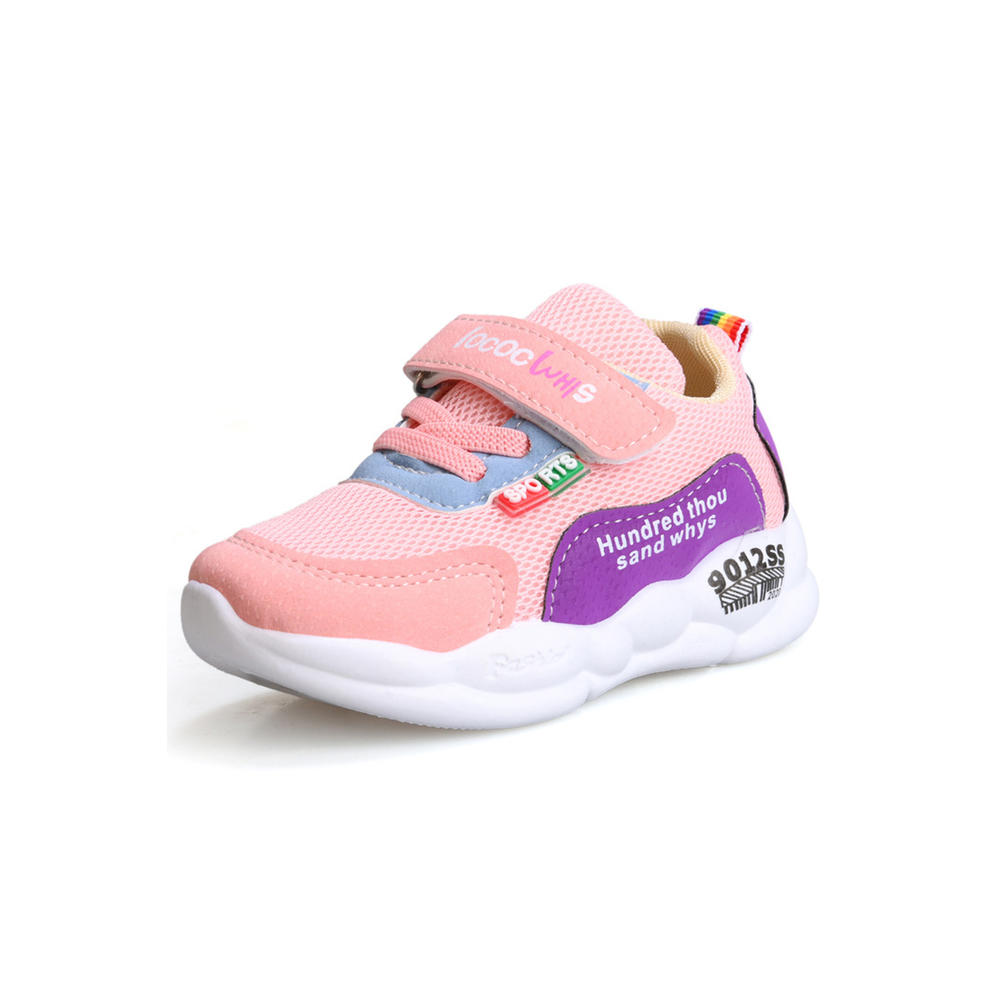 Tom Carry Toddler Girls Convenient Velcro Closure Breathable Autumn Casual Shoes