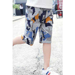 Tom Carry Baby Boys Camouflage Drawstring Waist Flap Pocket Short