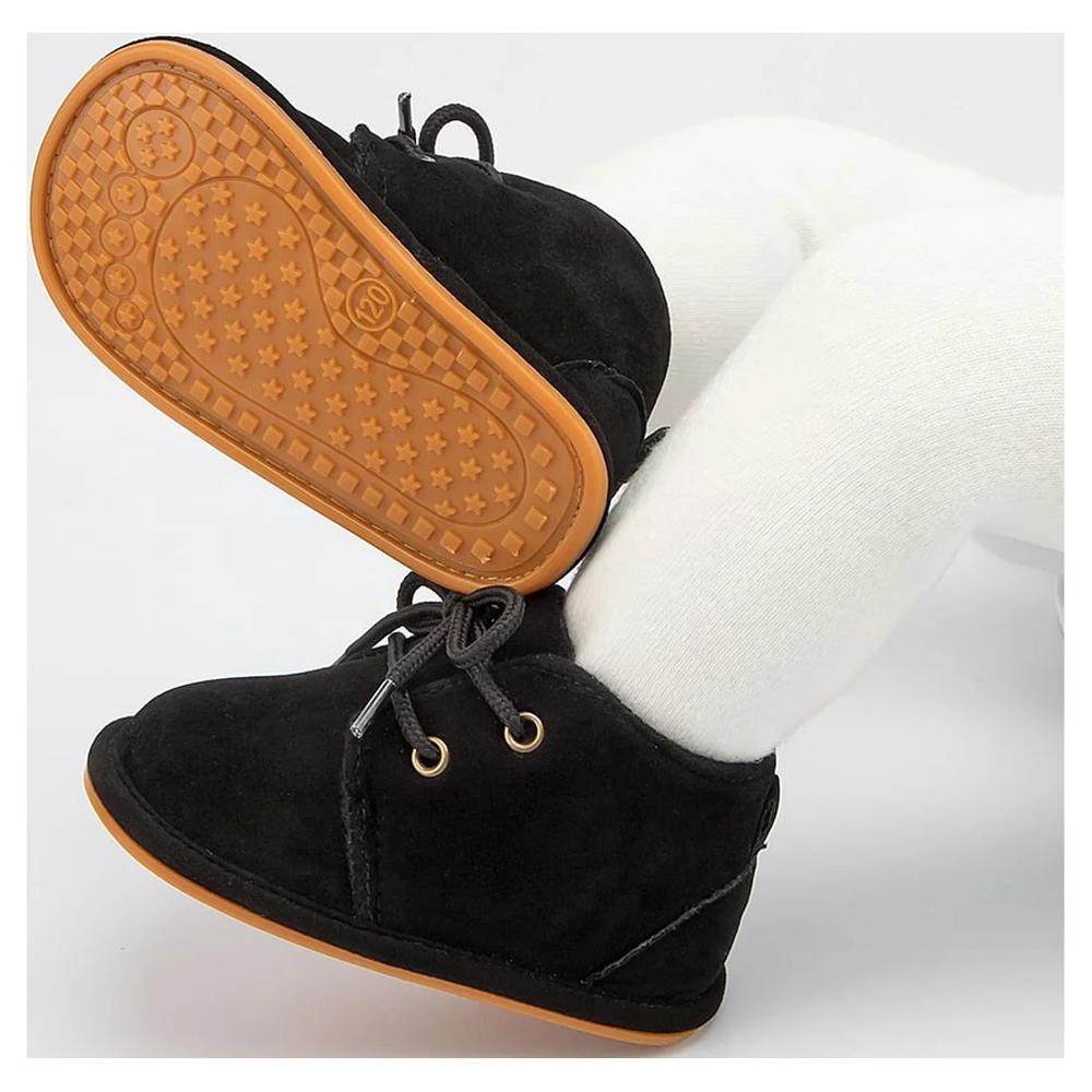 Meckior Baby Girls Boys Boots Infant Lace Up Booties Winter Shoes