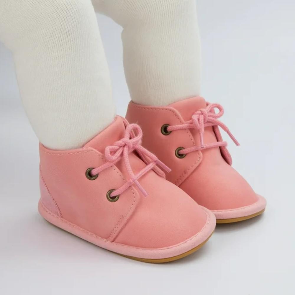 Meckior Baby Girls Boys Boots Infant Lace Up Booties Winter Shoes