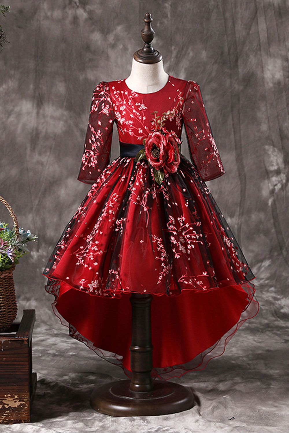 girls floral party dress