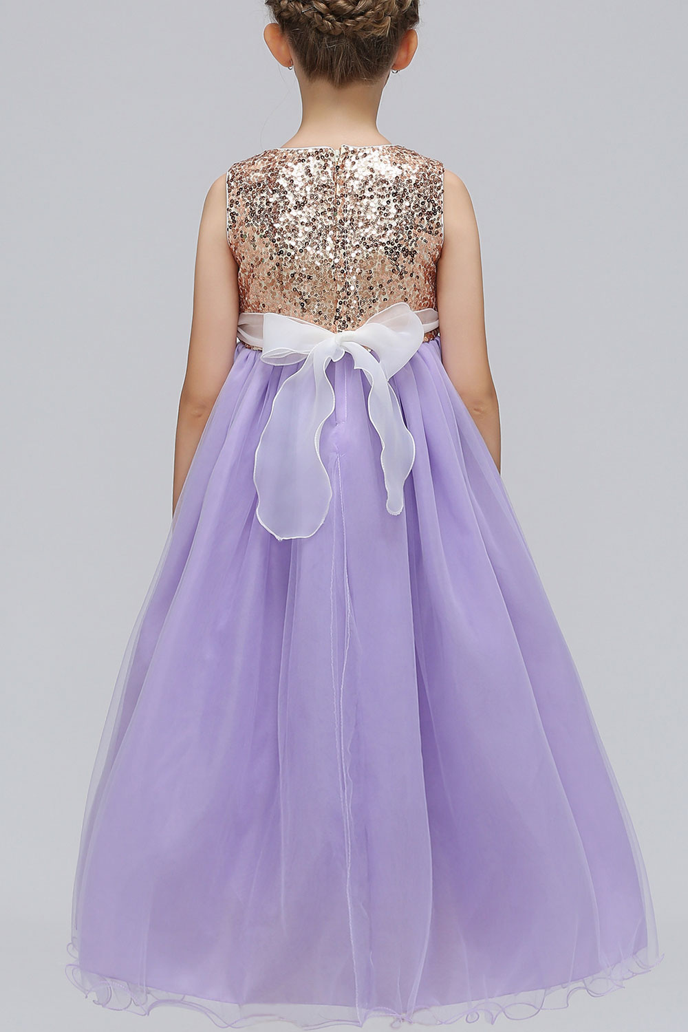 Tomcarry Kids Baby Girls Sleeveless Ball Gown Sequin Dress