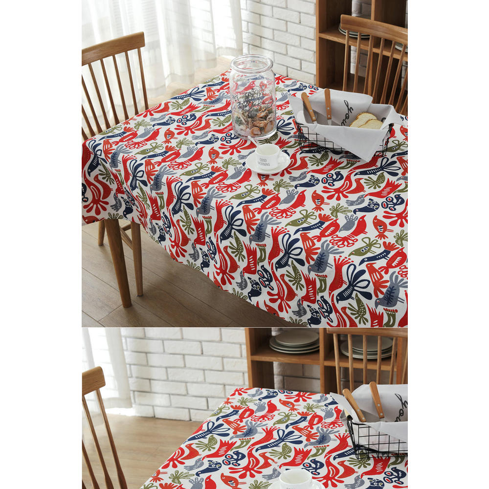 TOMCARRY Floral Printed  Table Cloth Cover Home Decor Dining Table Cover