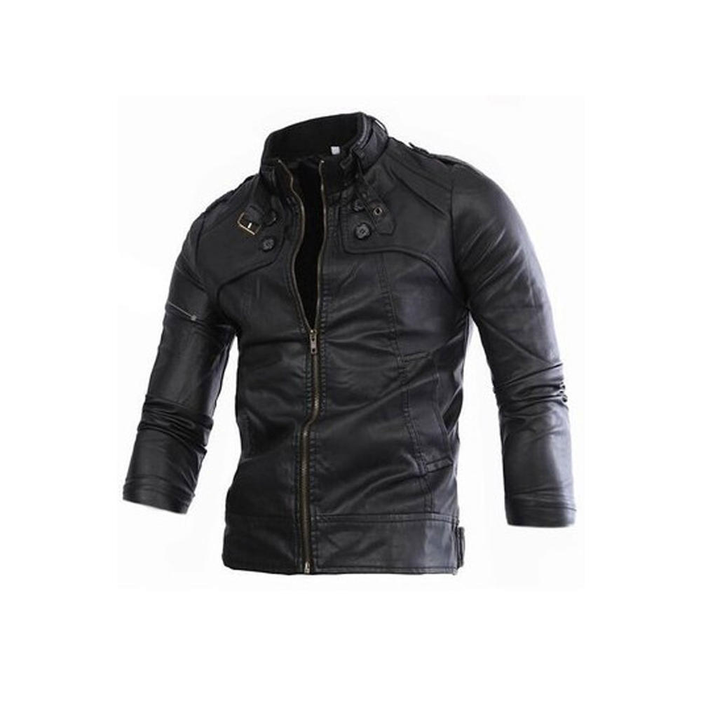 ZaraBeez Men Bomber Style Casual Leather Jacket