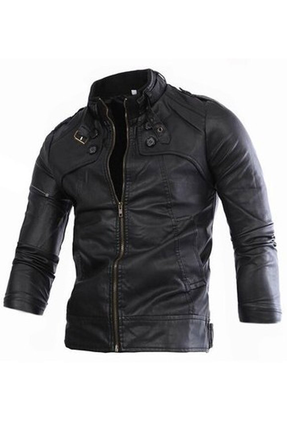 ZaraBeez Men Bomber Style Casual Leather Jacket