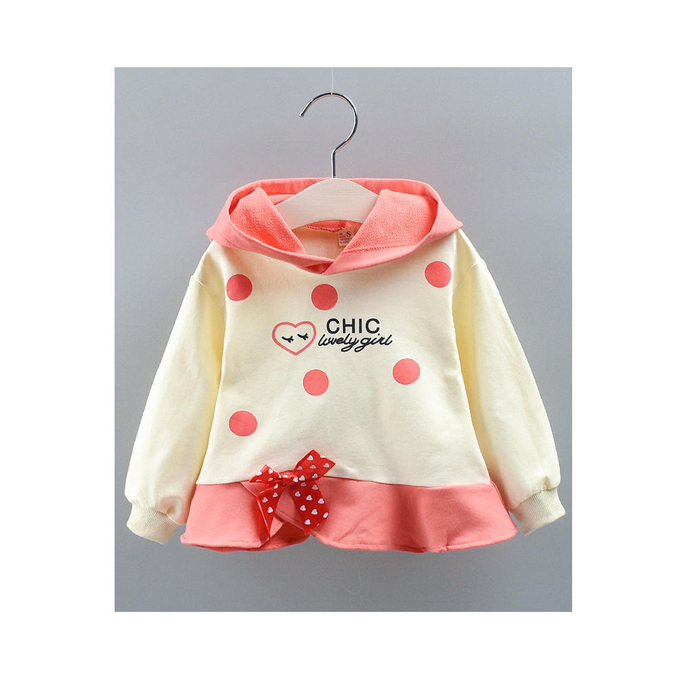 Tom Carry Baby Girls Hat Neck Bow Fall & Winter Dress