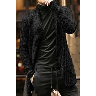 Open front 2024 cardigan mens