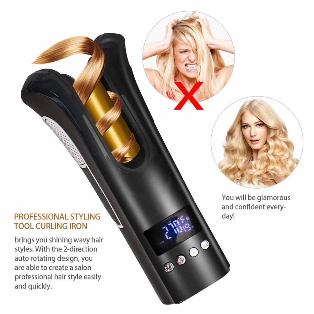 Yitrust Automatic Hair Curler Auto Spin Curl 1