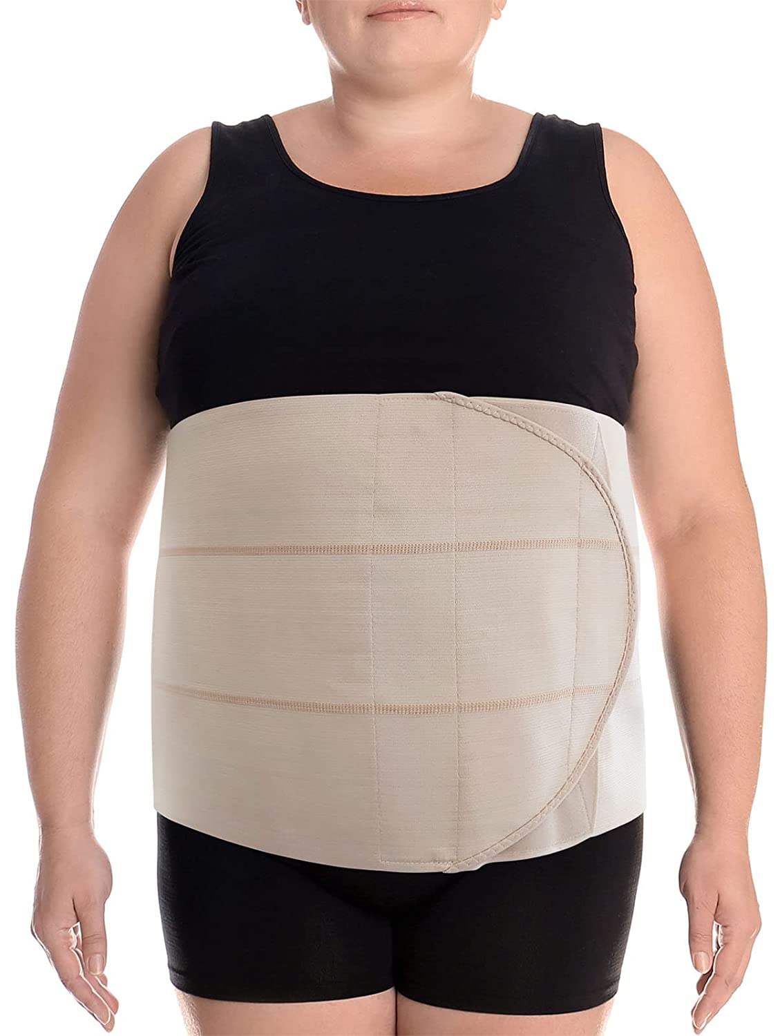 Armstrong Amerika Wide Abdominal Binder Belly Wrap – Plus Size Postpartum  Tummy Tuck Belt Provides Slimming Bariatric Stomach Compression