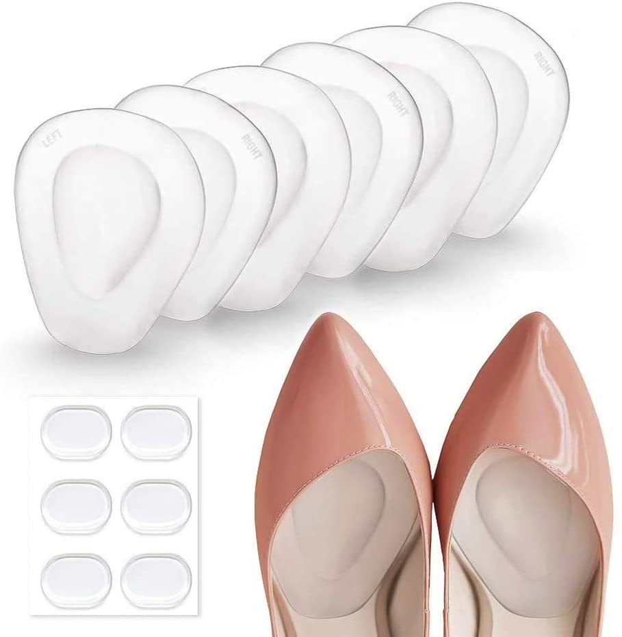High Heel Shoe Pad Forefoot Insole Cushion Non-Slip Silicone Insoles Foot Pad MP