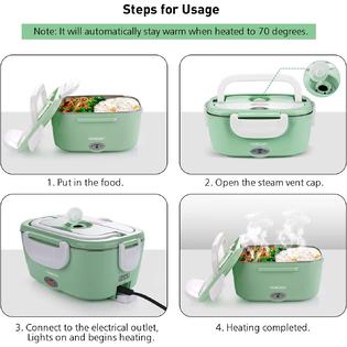 HOMEASY The Electric Lunch Box Portable, Vehicle Food Warmer Truck
