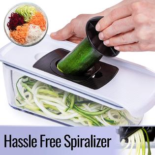 Fullstar Mandoline Slicer Spiralizer Vegetable Slicer - Cheese Slicer Food  Slicer 6-in-1 Vegetable Spiralizer Potato