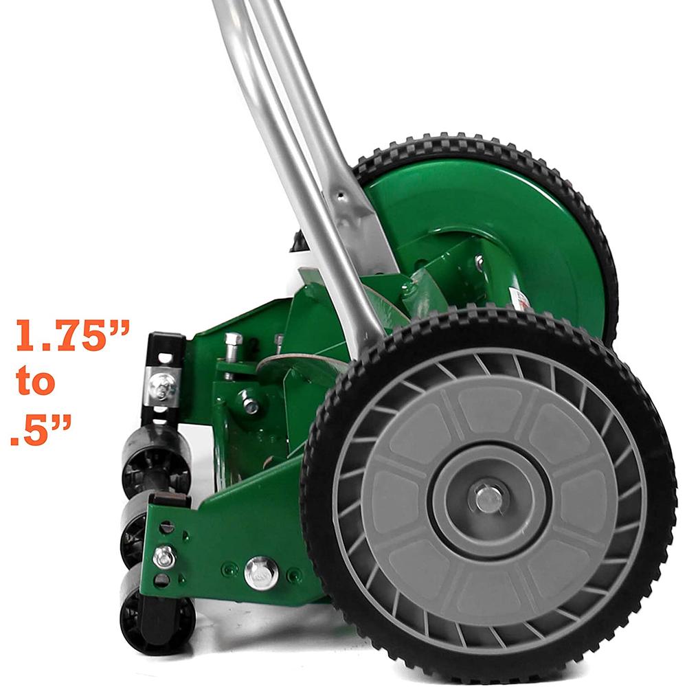 Great States Scotts Outdoor Power Tools 304-14S 14-Inch 5-Blade Push Reel Lawn Mower, Green