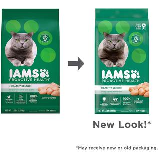 Iams proactive lively outlet senior dry cat food