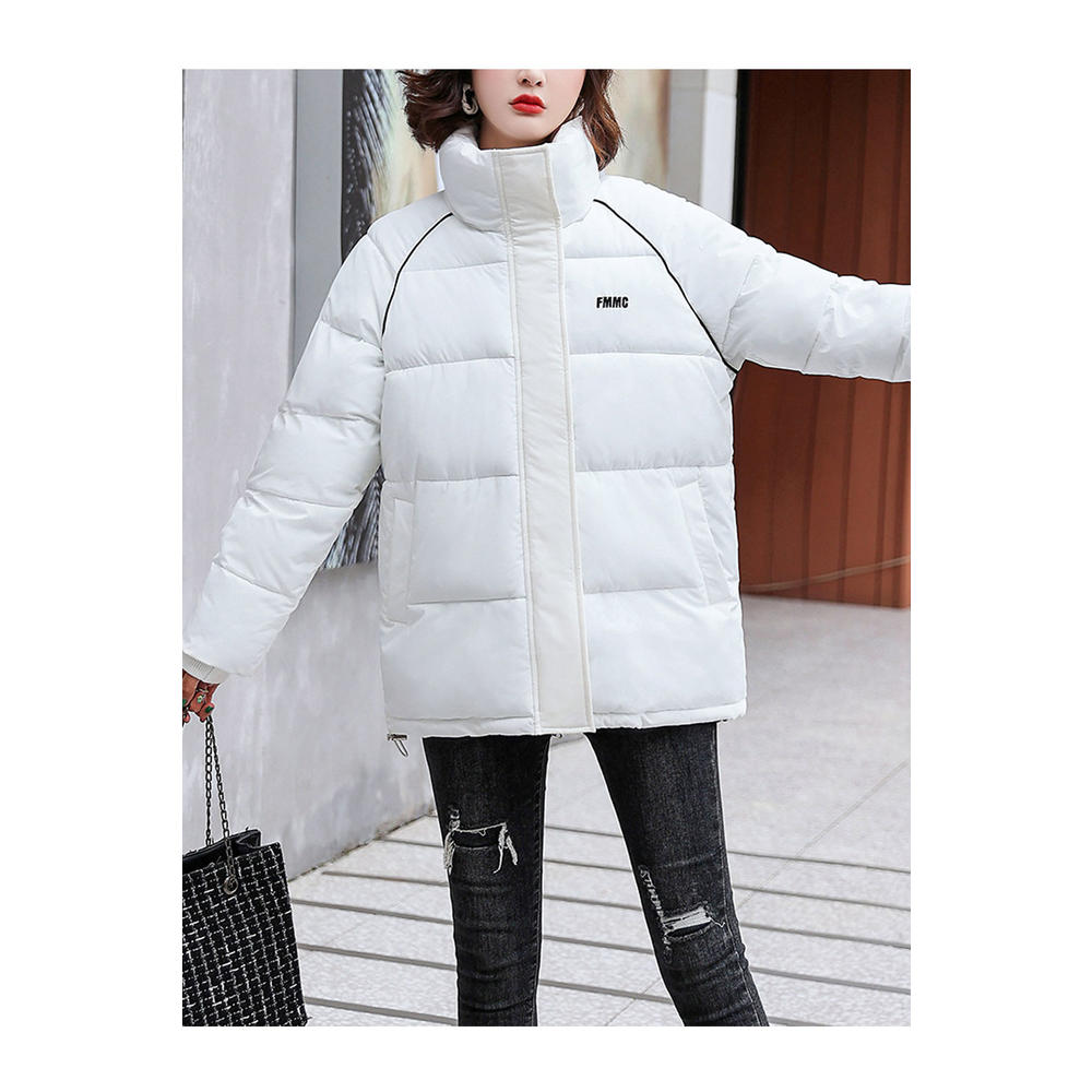 Zumeet Women Stylish Regular Fit High Collar Padded Jacket
