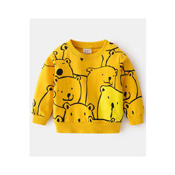 Zumeet Baby Boys Big Teddy Bears Designed Sweatshirt