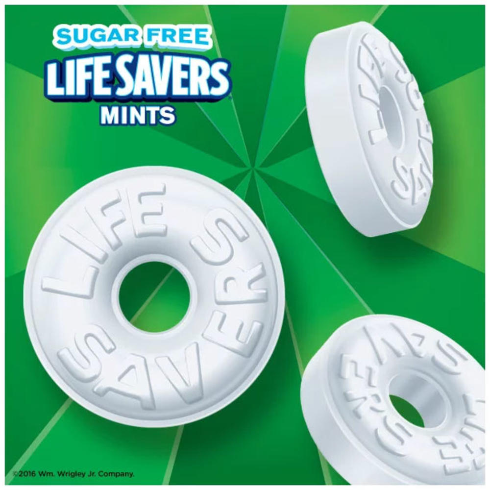 Life Savers Wint-O-Green Sugar Free Breath Mints Hard Candy - 2.75 oz