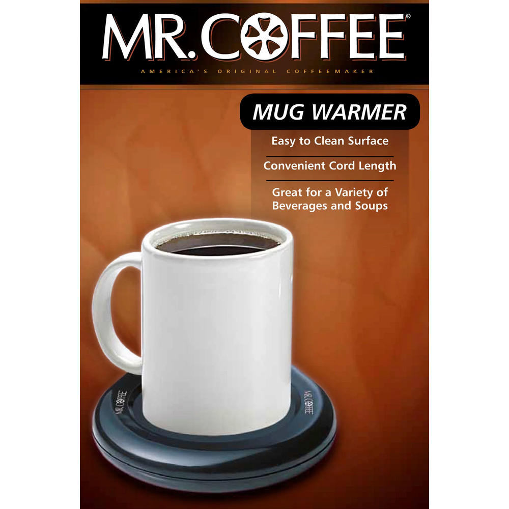 Mr. Coffee MWBLK - Electric Mug Warmer - Black