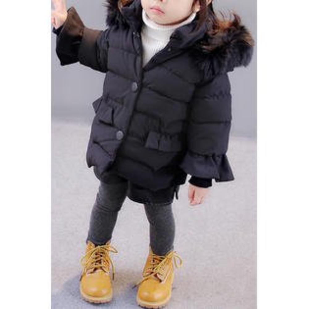 Zumeet Toddler Girl Stylish Puffy Style Jacket