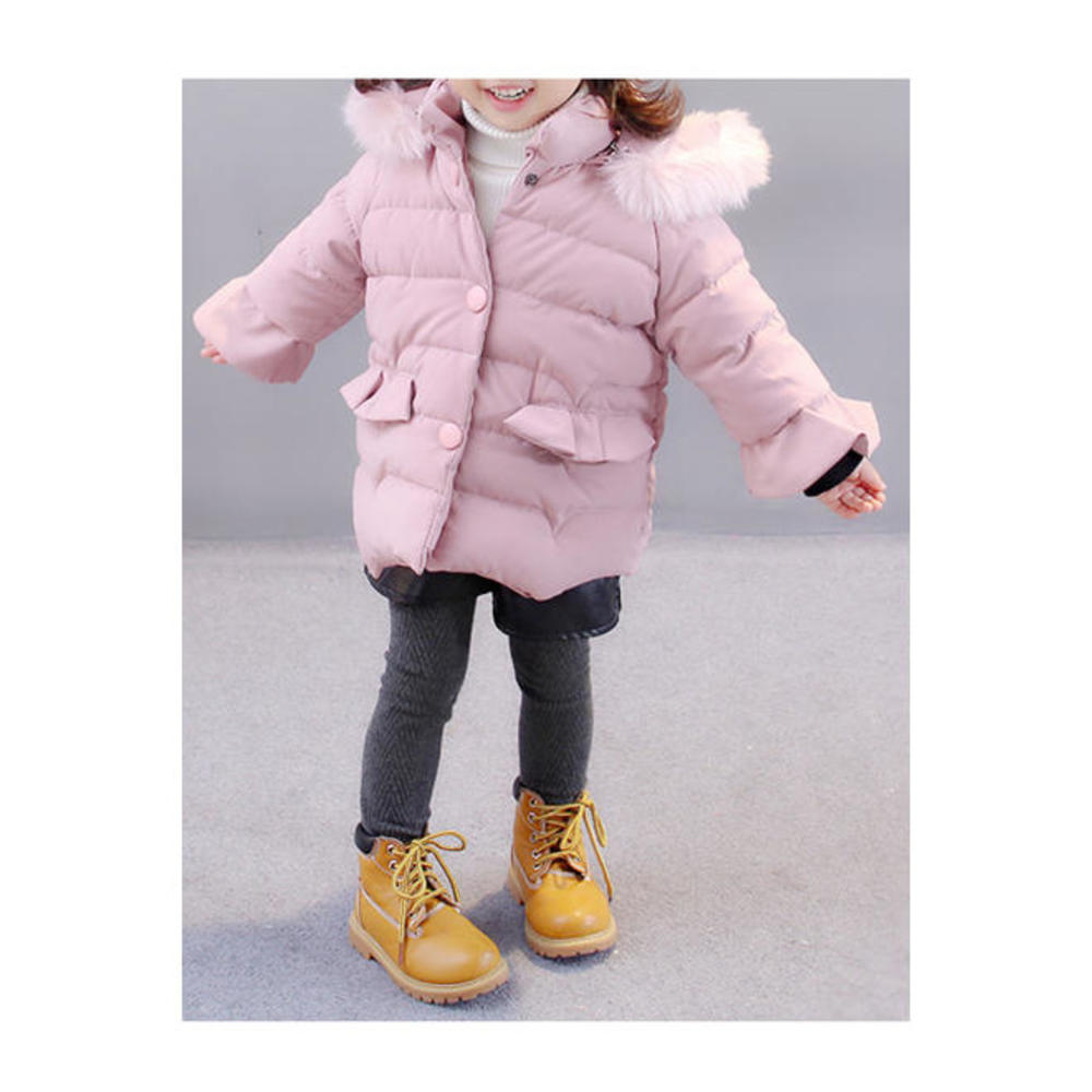 Zumeet Toddler Girl Stylish Puffy Style Jacket