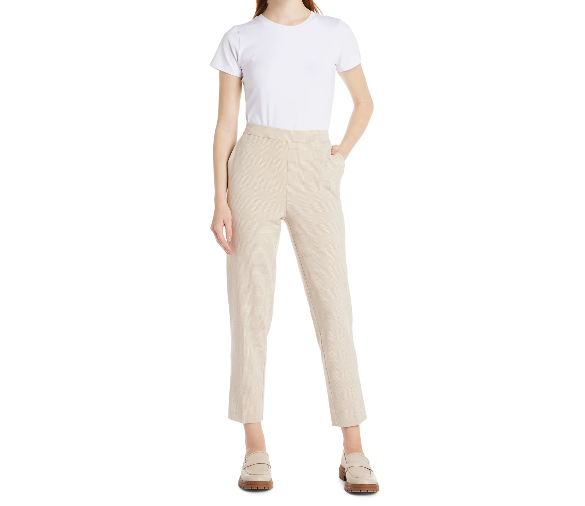 chinese dress ladies Ponte Pants | Women's Straight Leg Ponte Dress Pants main image 1
