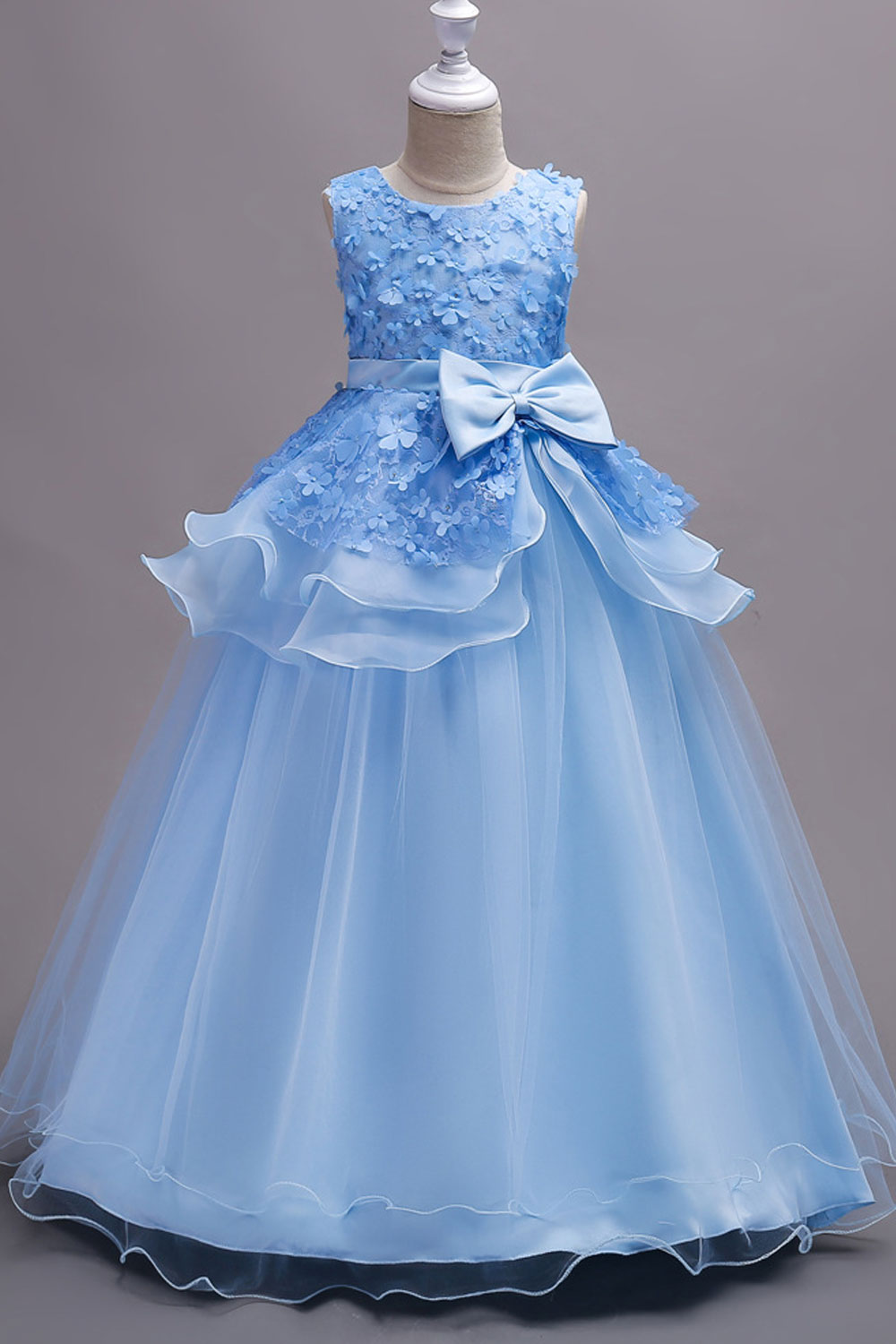 light blue fancy dress