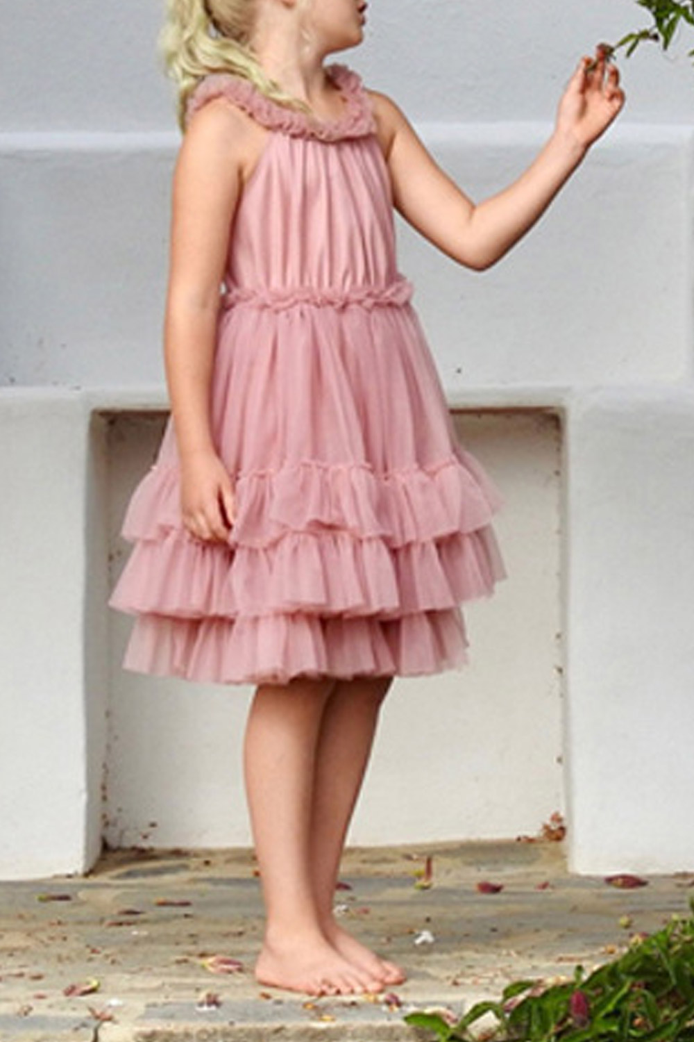 Halter neck dress for babies clearance
