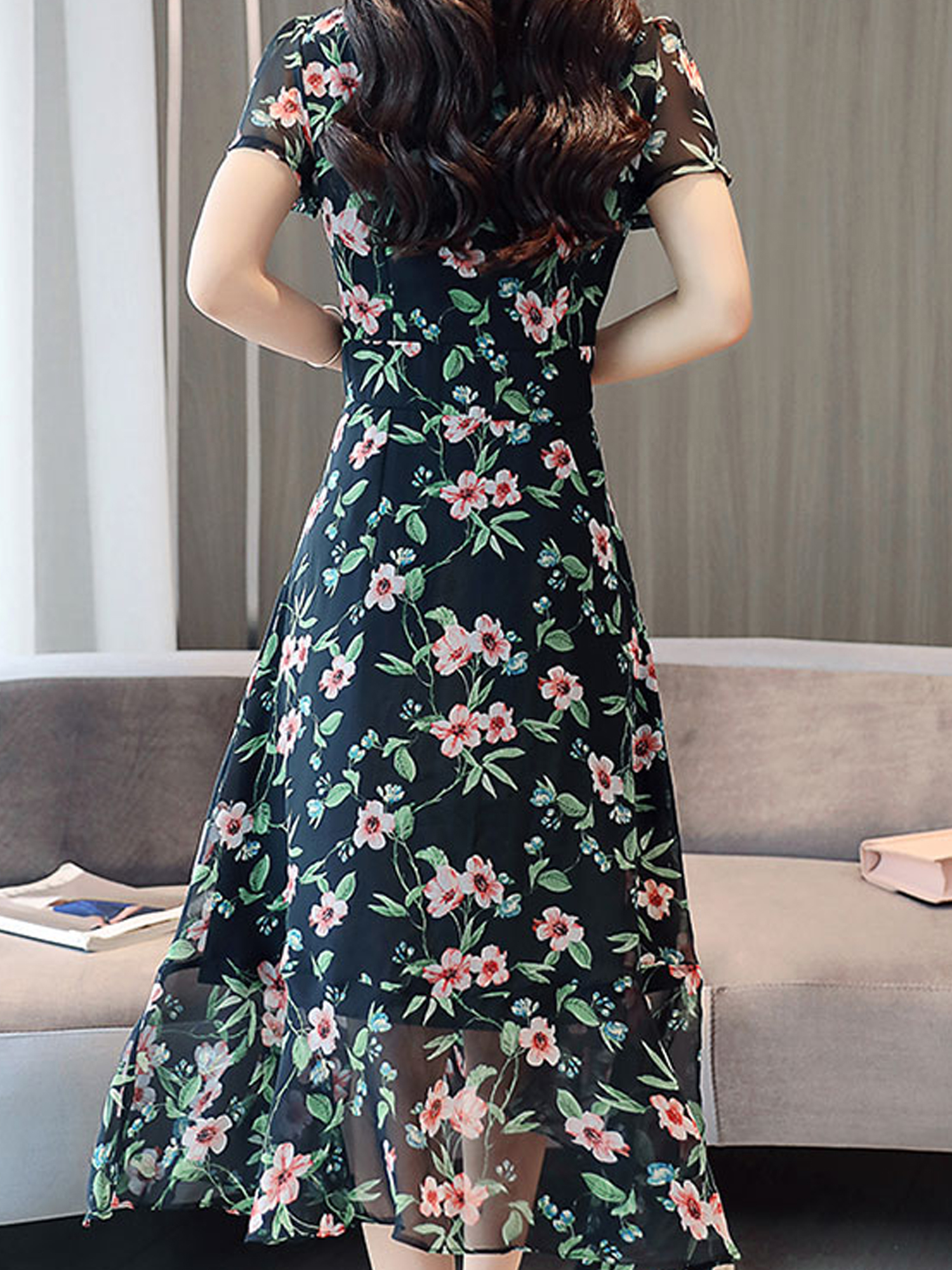 Women S Dresses Mid Calf Kmart