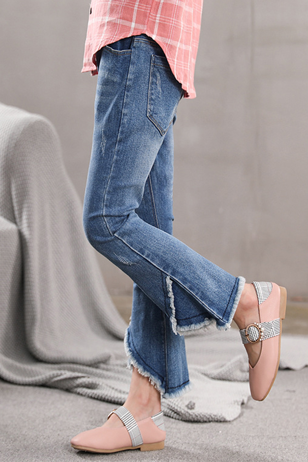 baby bell bottom jeans