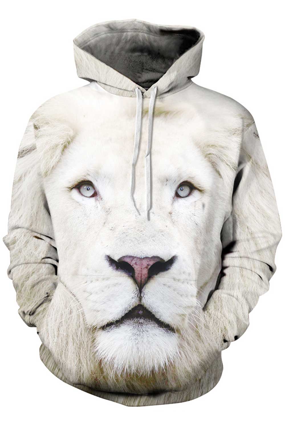lion print hoodie