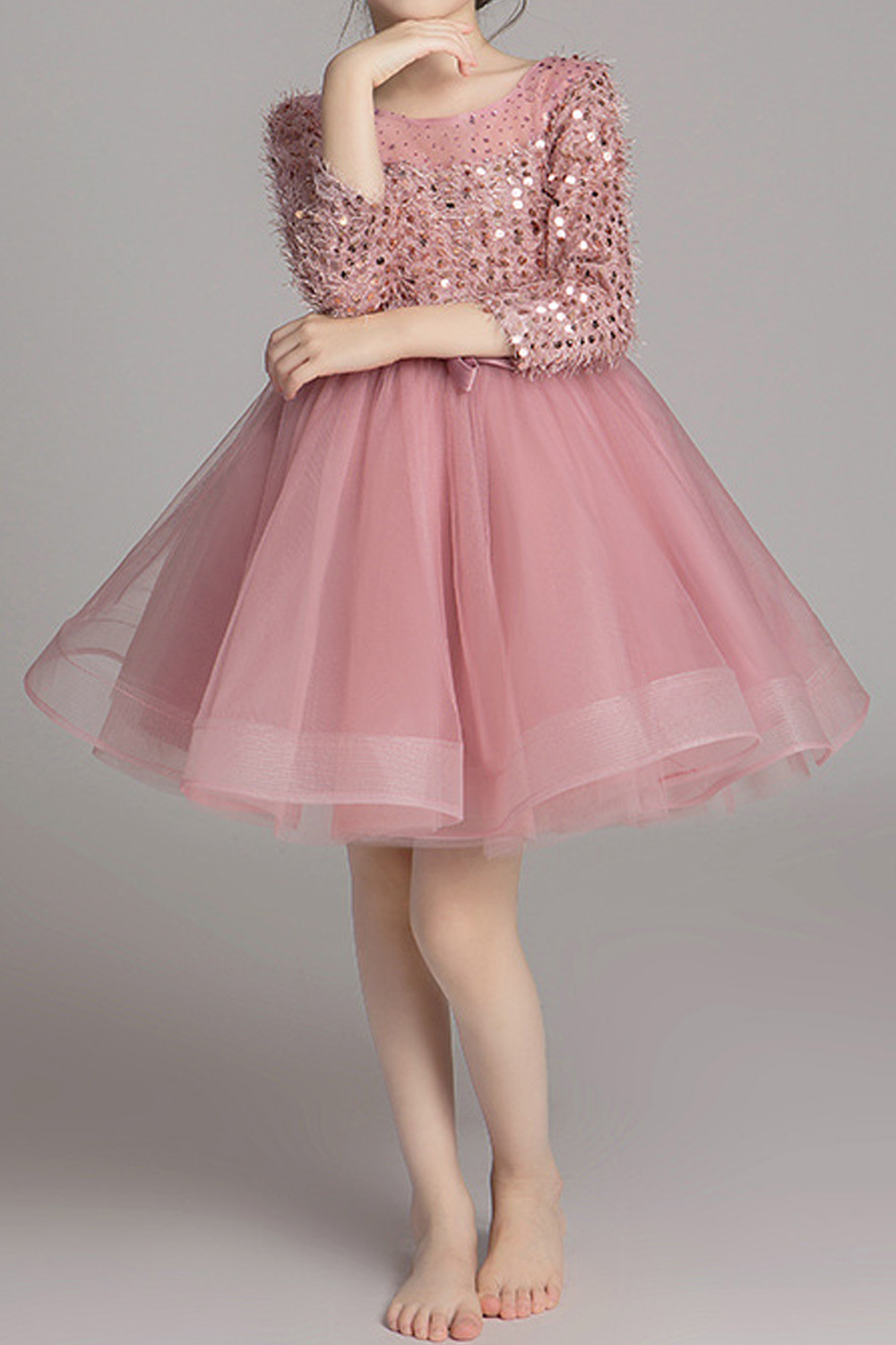 little girl sequin party dress