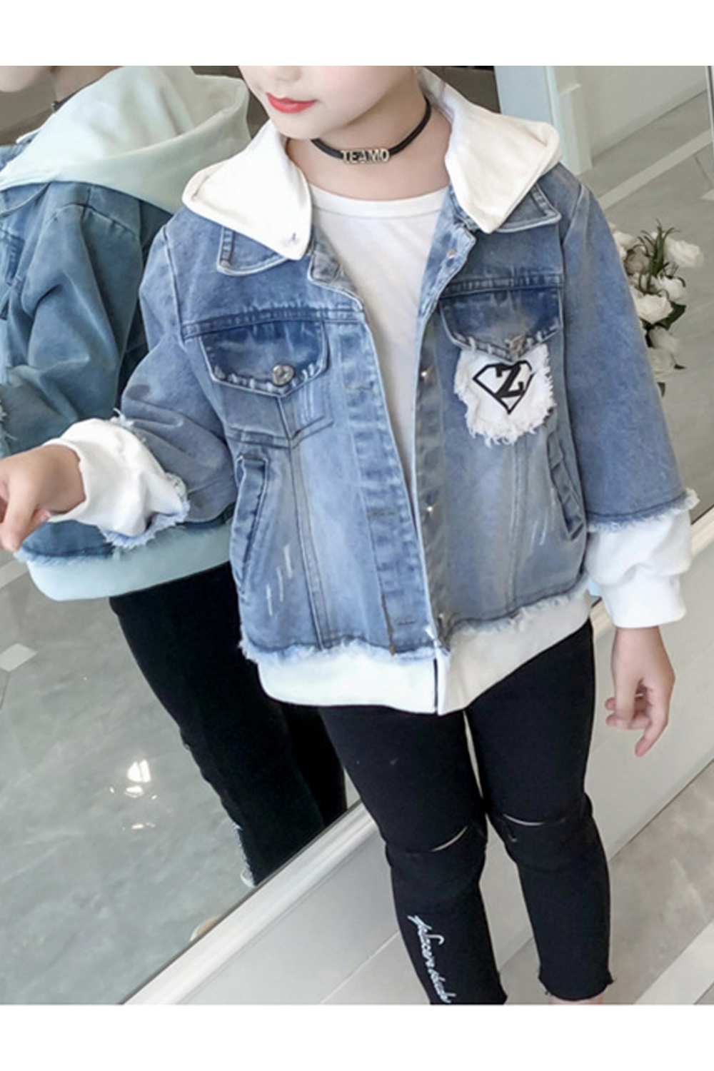 Girls jacket stylish clearance