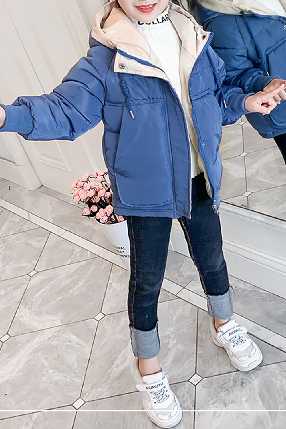 Jackets White Girls Coats Jackets Girls 7 16 Sears