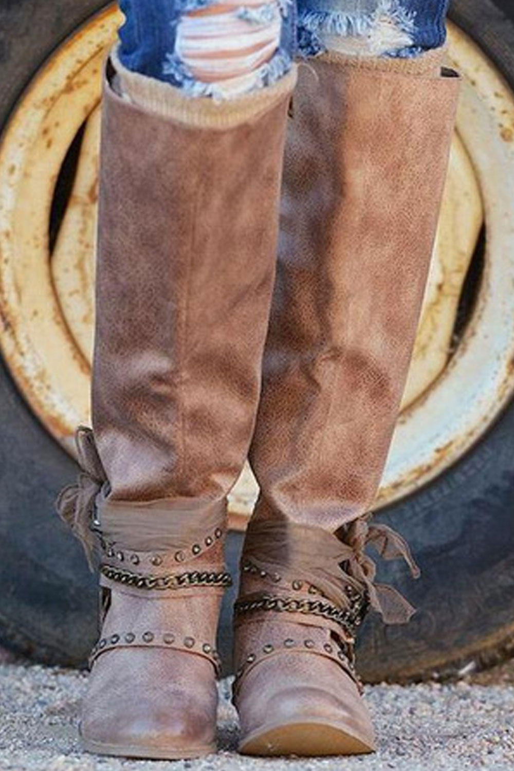 comfortable high boots