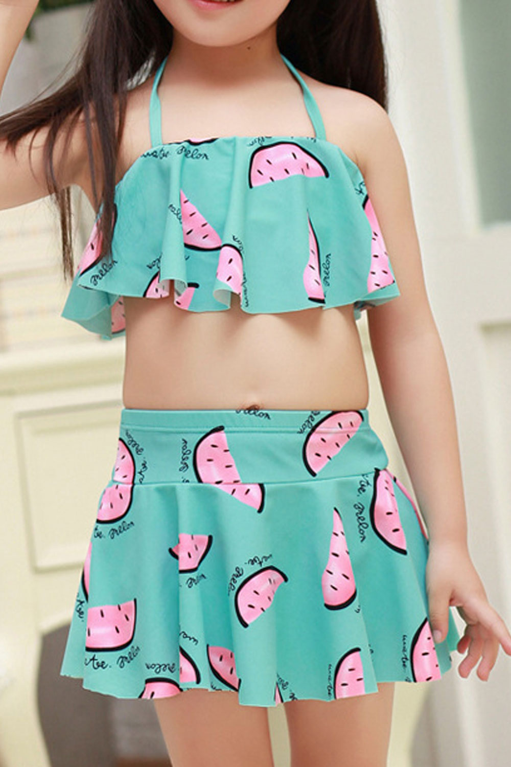 baby girl watermelon swimsuit