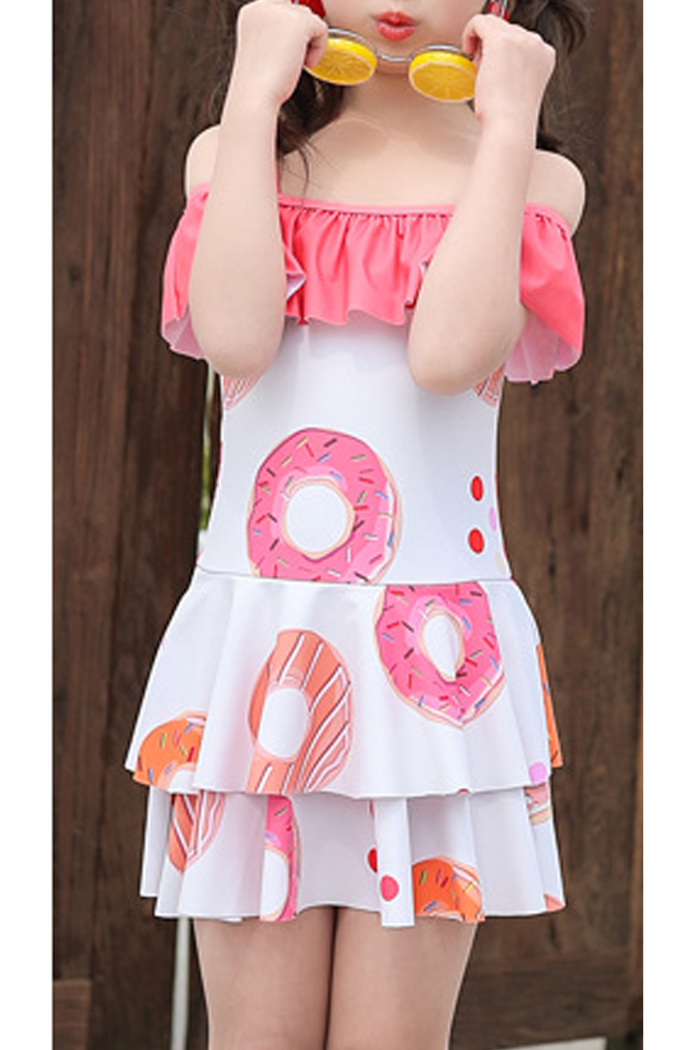 girls donut swimsuit
