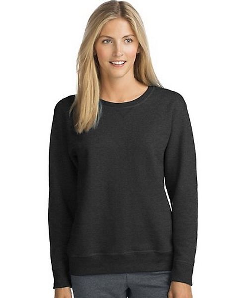 Hanes Women's V-Notch Pullover Fleece Sweatshirt