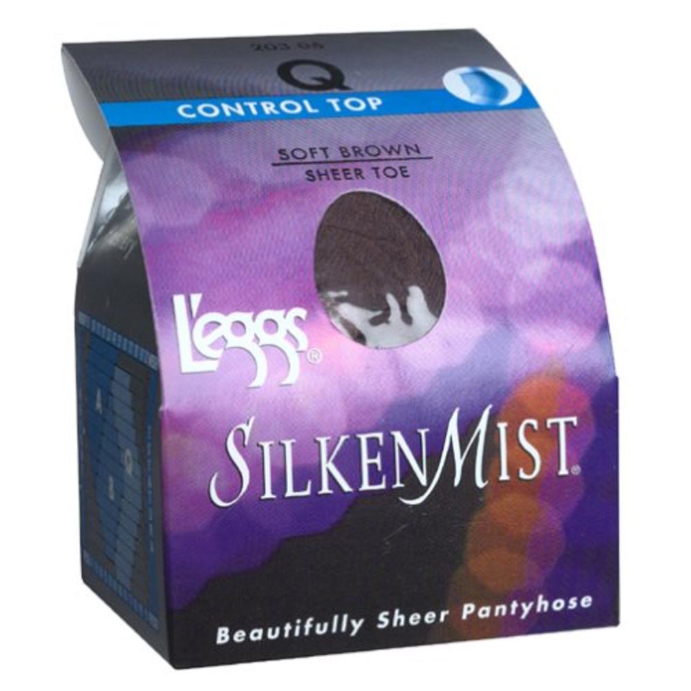 L'eggs Leggs Silken Mist Regular Control Top ST 20100, Soft Brown