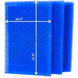 Ray Air Supply 16x20 Air Ranger Air Cleaner Replacement Filter Pads 16x20 Refills (3 Pack)