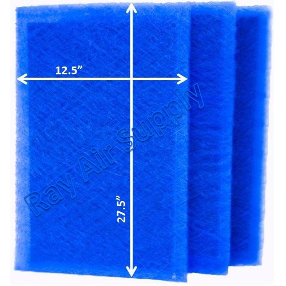 Ray Air Supply  14x30 MicroPower Guard Air Cleaner Designed to Fit Replacement Pads (3 Pack) BLUE