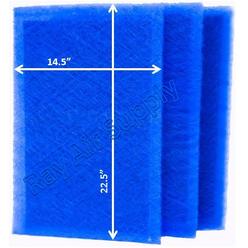 Ray Air Supply  16x25 MicroPower Guard Air Cleaner Designed to Fit Replacement Pads (3 Pack) BLUE