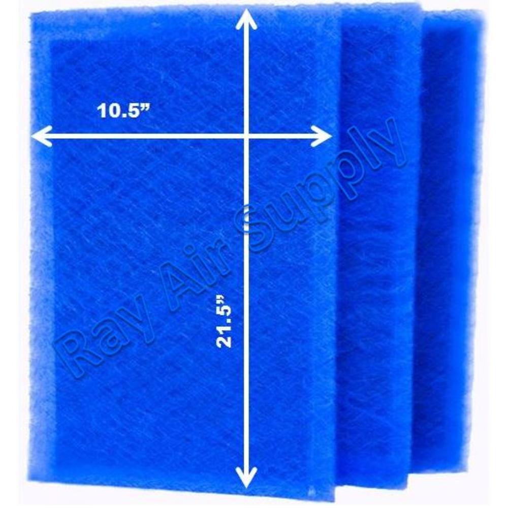 Ray Air Supply 12x24 Pristine Air Cleaner Replacement Filter Pads 12x24 Refills (3 Pack)