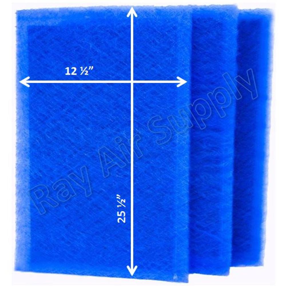 Ray Air Supply 14x28 Dynamic Air Cleaner Replacement Filter Pads 14x28 Refills (3 Pack)