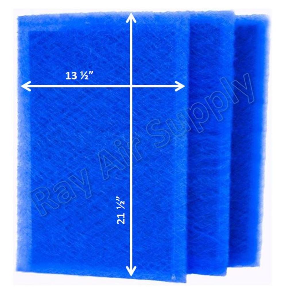 Ray Air Supply 15x24 Air Ranger Air Cleaner Replacement Filter Pads 15x24 Refills (3 Pack)