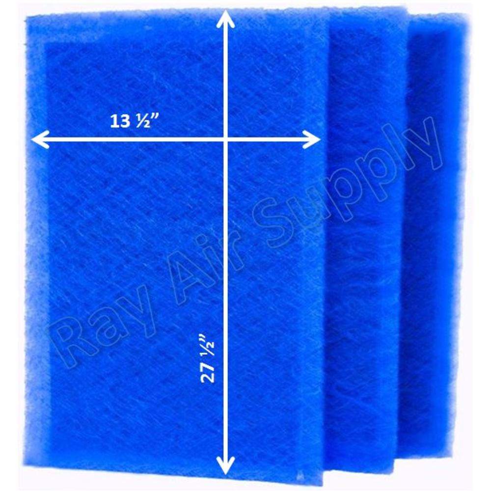 Ray Air Supply  15x30 MicroPower Guard Air Cleaner Designed to Fit Replacement Pads (3 Pack) BLUE