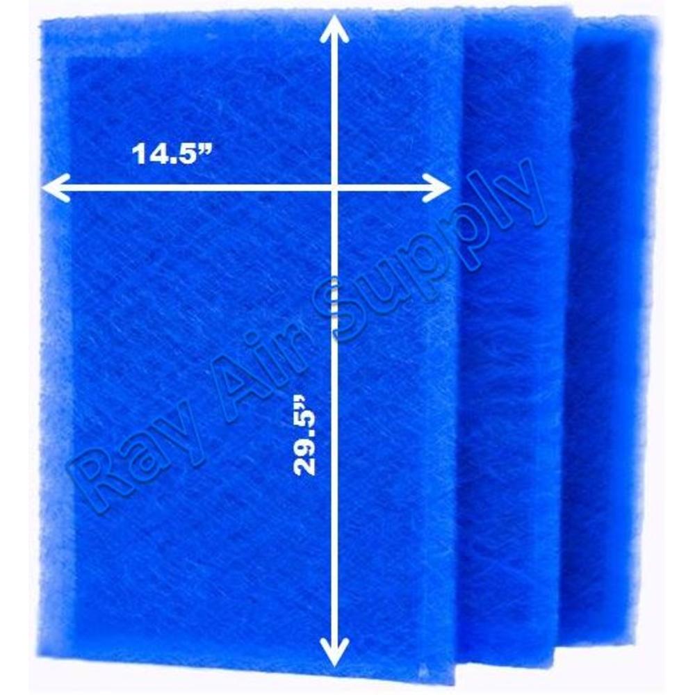 Ray Air Supply  16x32 MicroPower Guard Air Cleaner Designed to Fit Replacement Pads (3 Pack) BLUE