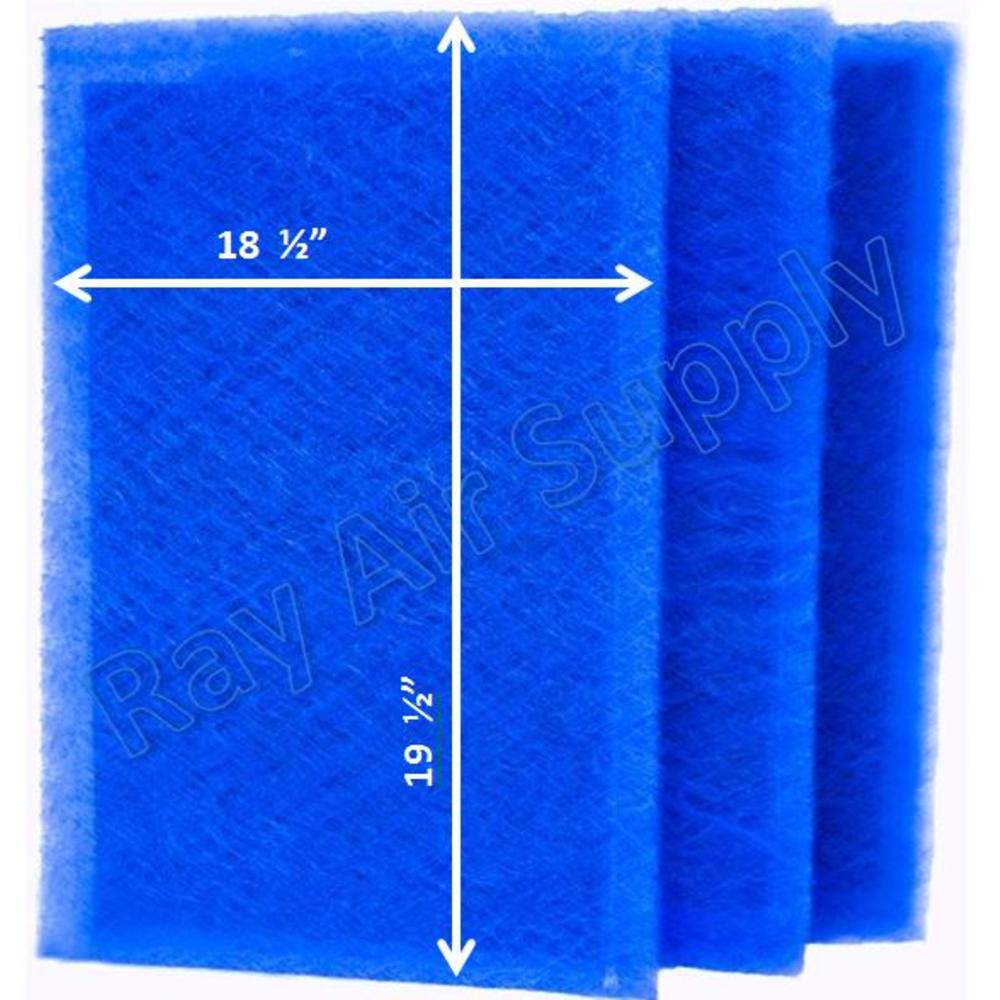 Ray Air Supply 20X22 Air Ranger Air Cleaner Replacement Filter Pads 20X22 Refills (3 Pack)