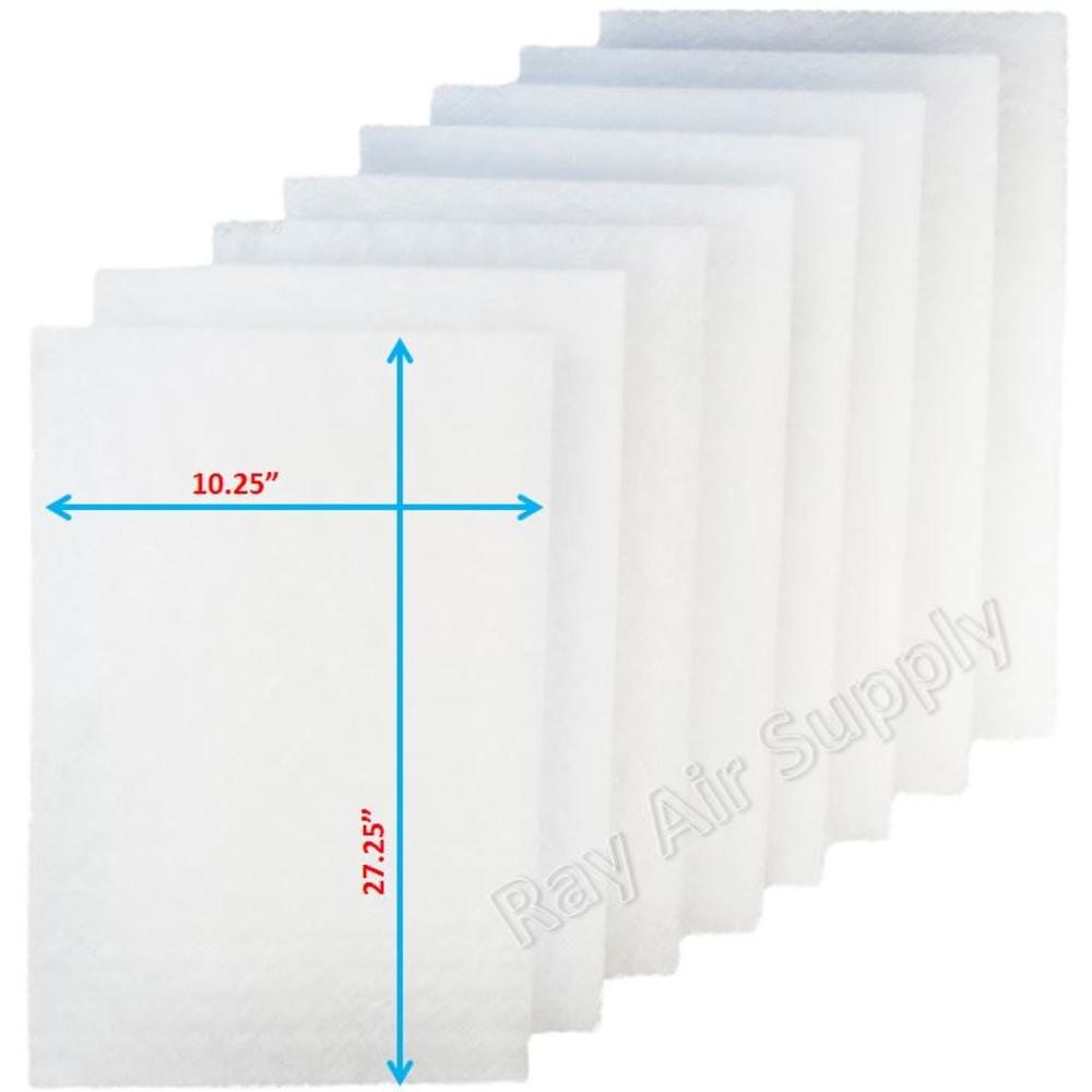 Ray Air Supply 12x30 Maytag EAC-1 Air Cleaner Replacement Filter Pads 12x30 Refills (4 Pack) WHITE